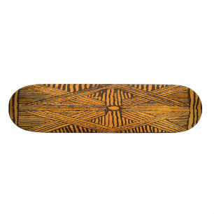 Snidit trä mini skateboard bräda 18,5 cm