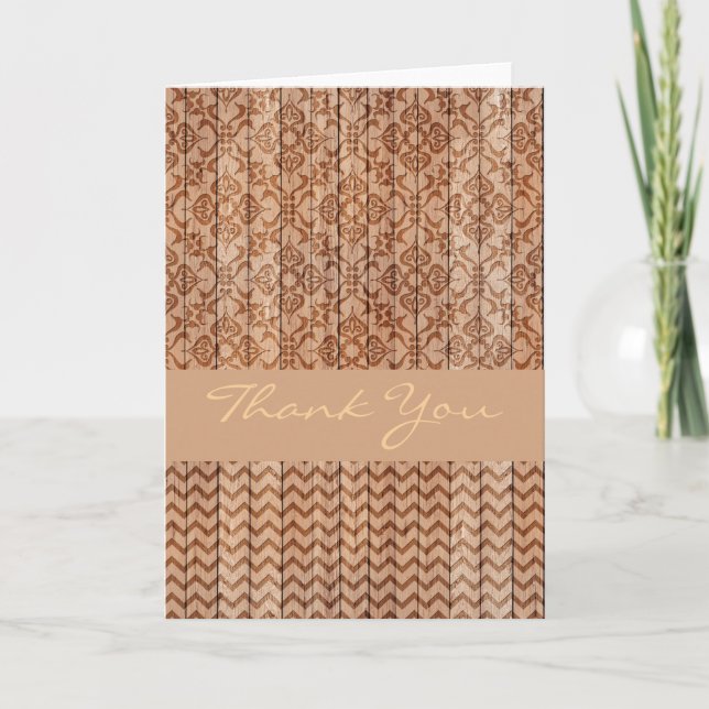 Snidit Wood tackkort (Framsida)