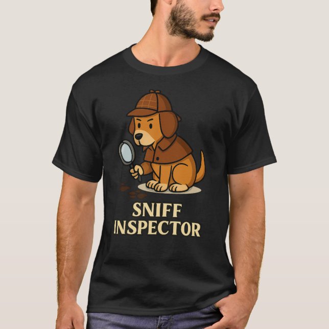 Sniff-inspektör T Shirt (Framsida)