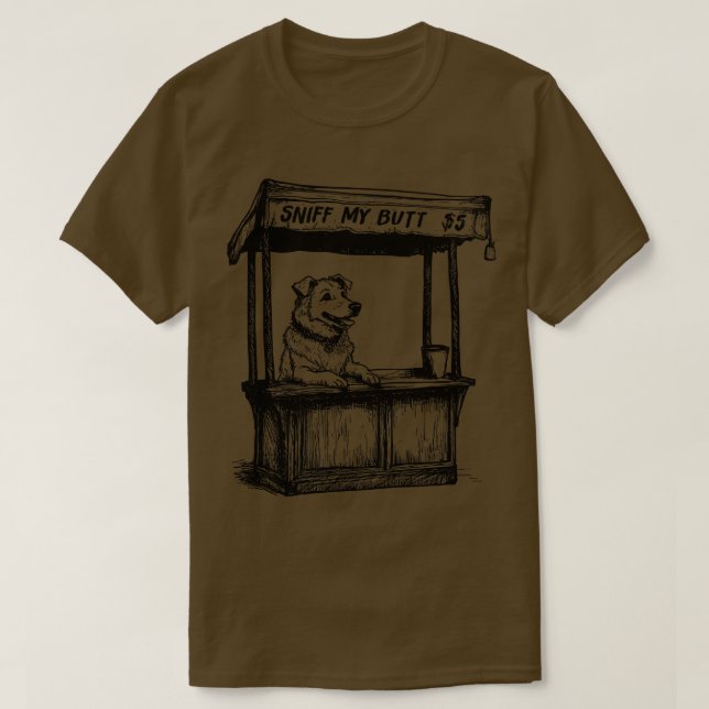 Sniff My Butt T Shirt (Design framsida)