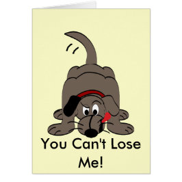 Sniffande Hund Hälsningskort