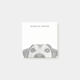 Sniffande Hund Nosfoto Post-it Block