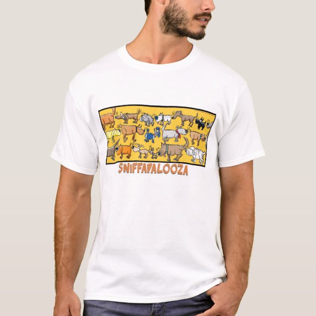 SNIFFAPALOOZA T-SHIRT (Framsida)