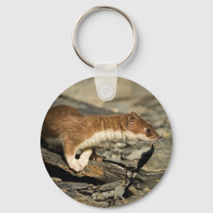 Sniffing Weasel Nyckelring
