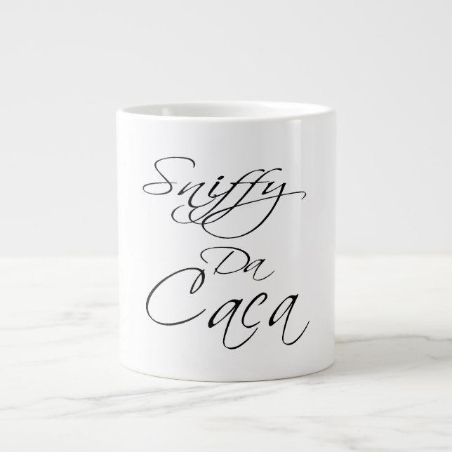 SNIFFY DA CACA JUMBO MUGG (Framsidan)