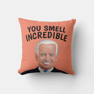 SNIFFY JOE BIDEN FUNNY PILLOWS DENNA CHRISTMAS KUDDE