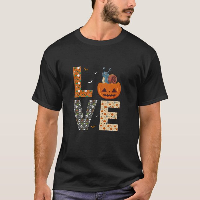 Snigel Älskare Boys Girls Kids Funny Halloween Cos T Shirt (Framsida)