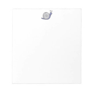 Snigel anteckningsblock