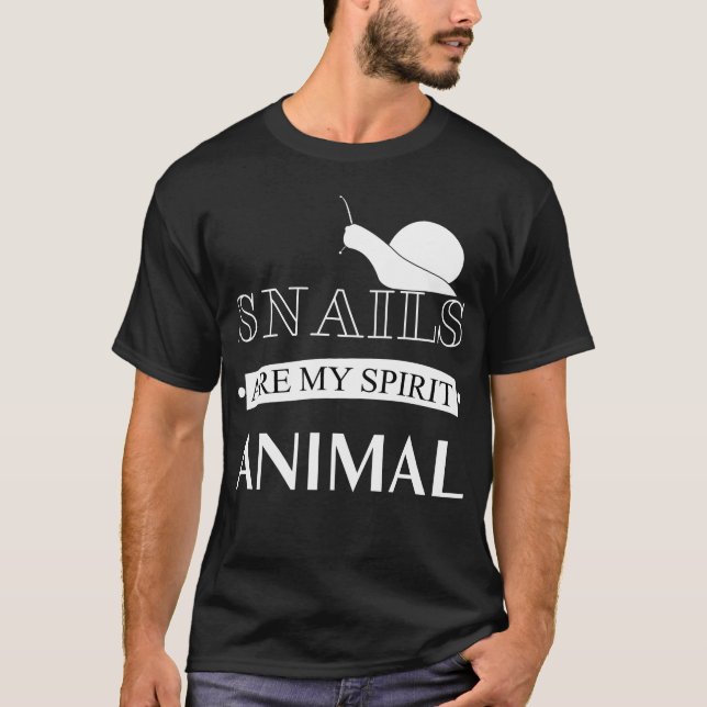 Snigel är min spirit-animerad slinga t shirt (Framsida)