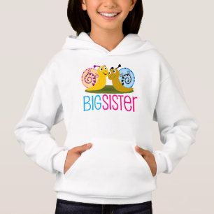 Snigel Big Sister Girls'Hoodie Tee Shirt
