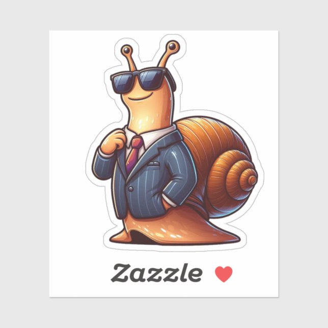 snigel,chef snigel klistermärken (Ark)