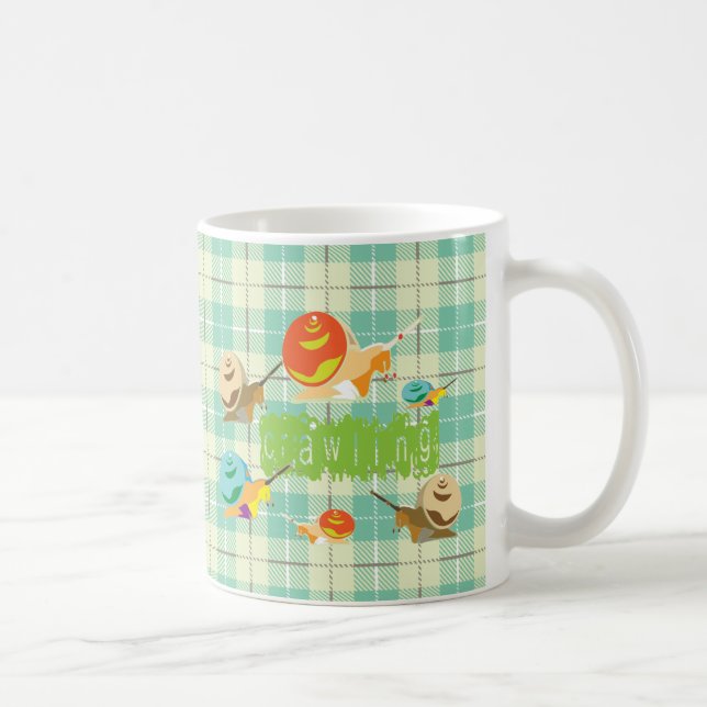 snigel crawlning kaffemugg (Höger)