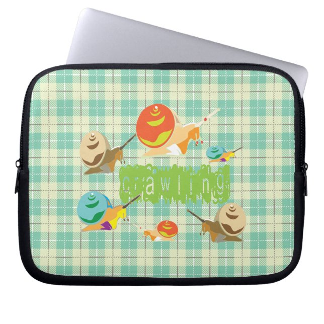 snigel crawlning laptop sleeve (Framsidan)