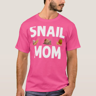 Snigel-design för Mamma Women Gastropod Lazy Slug T Shirt