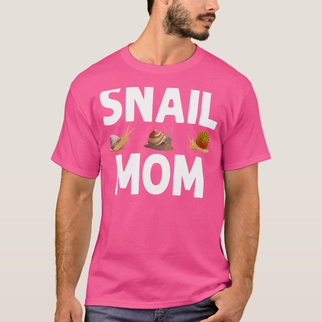 Snigel-design för Mamma Women Gastropod Lazy Slug T Shirt (Framsida)