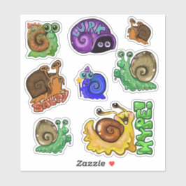 Snigel Emotes Klistermärken