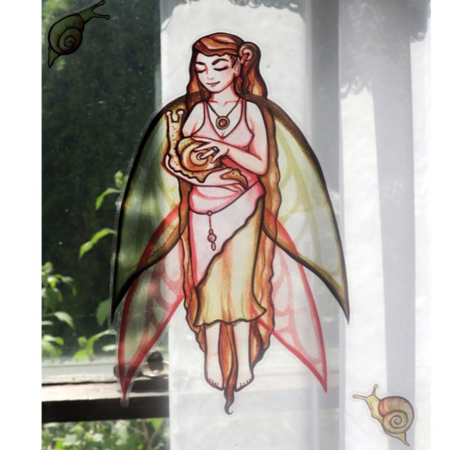 Snigel Fairy Klistermärken (Skapare uppladdad)