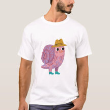 Snigel Fedora T-Shirt – Söt Mustard Fedora