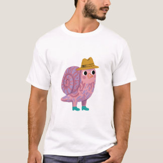 Snigel Fedora T-Shirt – Söt Mustard Fedora