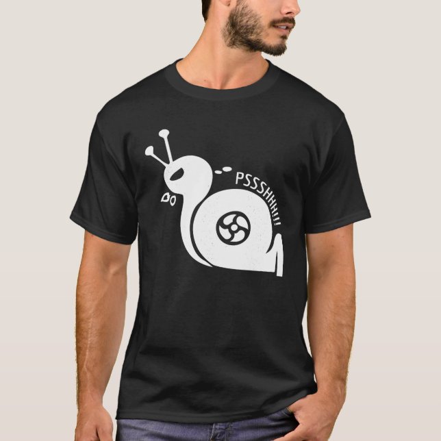 Snigel Funny Turbo Boost Tävla Pshh T Shirt (Framsida)
