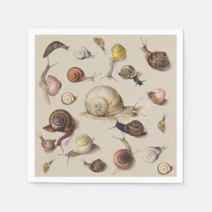 Snigel Garden Pet Gastropod Slug Botanical Sniglar Pappersservett
