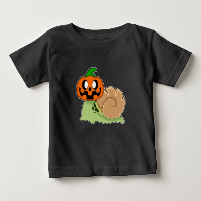 Snigel Halloween Pumpkin T Shirt (Framsida)