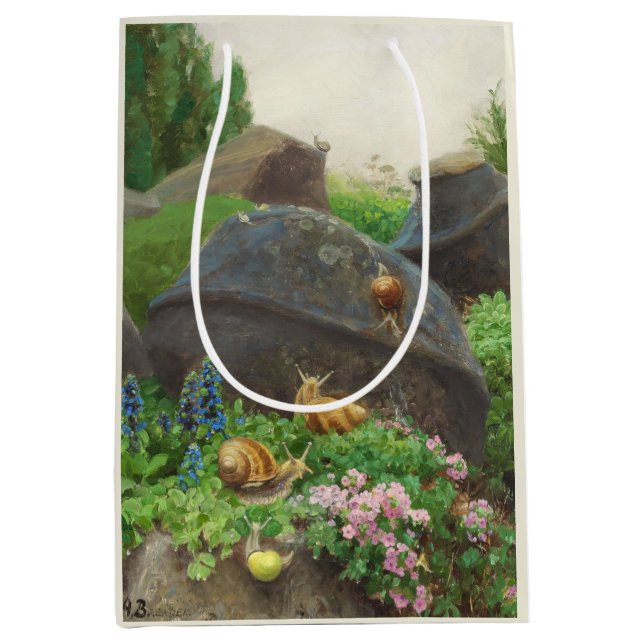 Snigel i en Garden (av H.A. Brendekilde) (Framsidan)