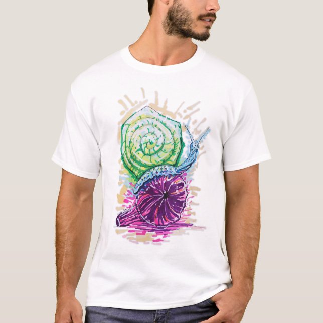 Snigel i Fig-färgen T Shirt (Framsida)