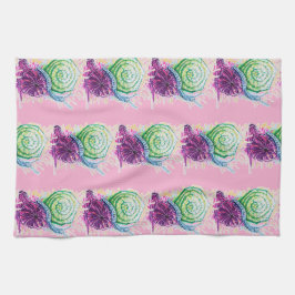 Snigel i Fig Kökshandduk