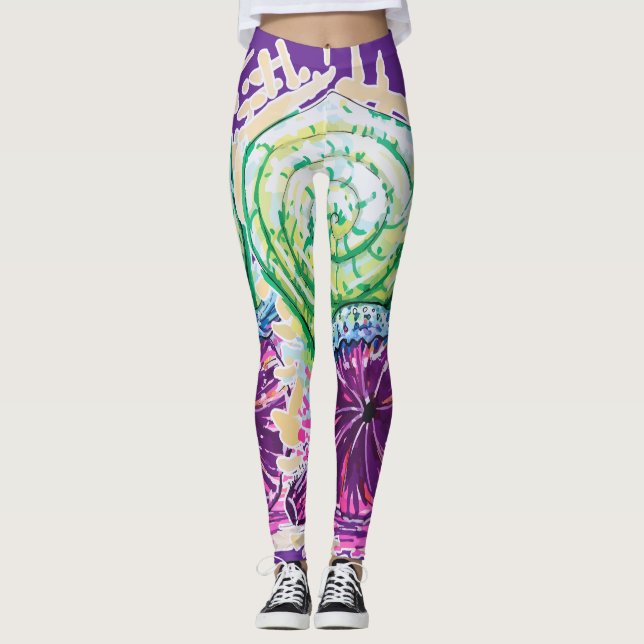 Snigel i Fig Leggings (Framsida)