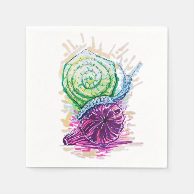 Snigel i Fig Pappersservett (Framsidan)