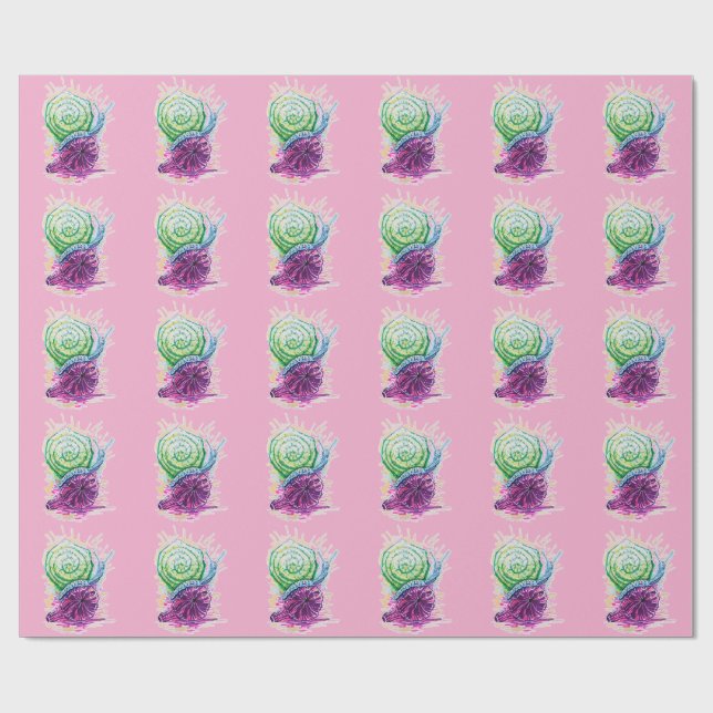 Snigel i Fig Presentpapper (Platt)