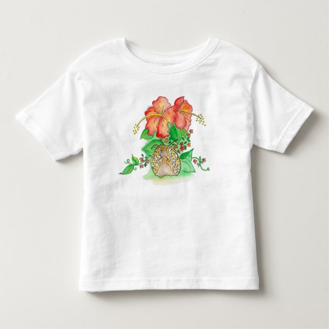 Snigel i Garden T Shirt (Framsida)