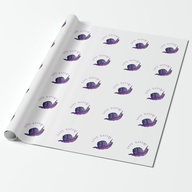 SNIGEL i STIL Presentpapper (Utrullad)