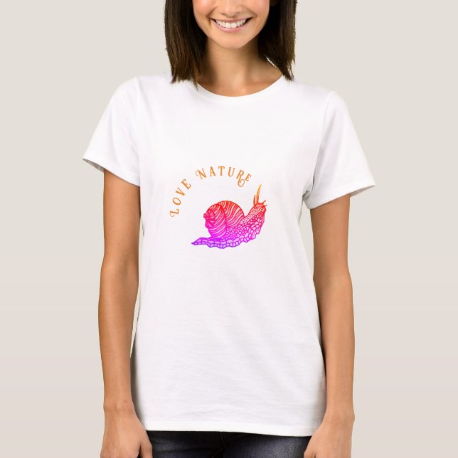 SNIGEL i STIL T Shirt (Framsida)