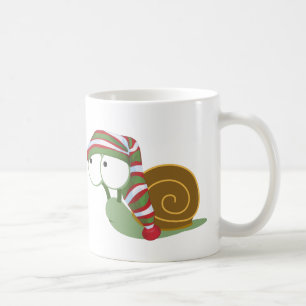 Snigel i vinterlock kaffemugg