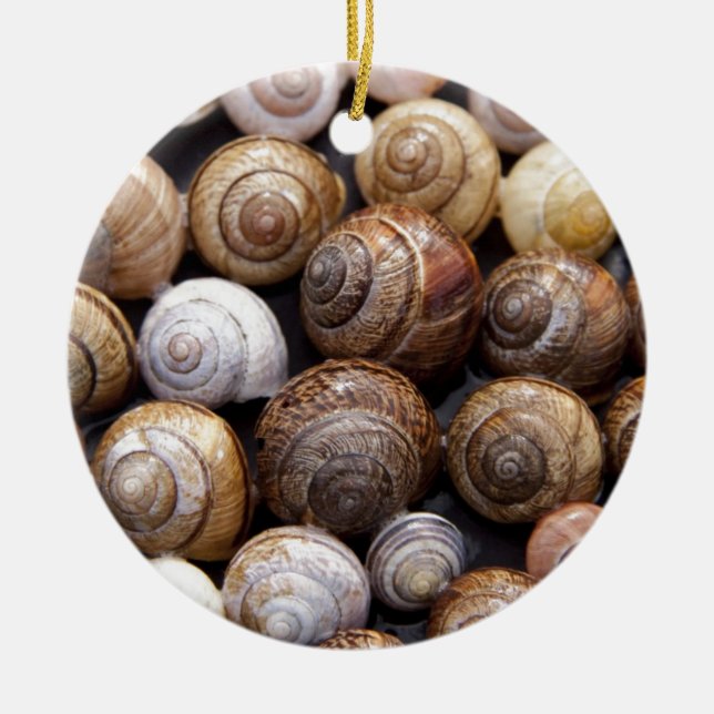 Snigel Julgransprydnad Keramik (Framsidan)