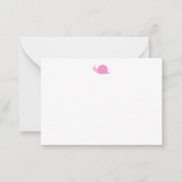 Snigel-kort | Personal Stationery Anteckningskort