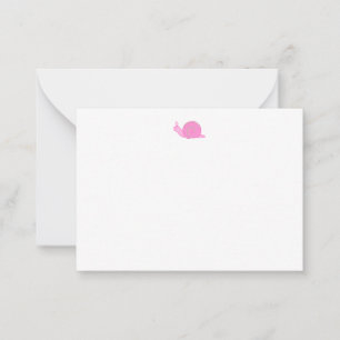 Snigel-kort Personal Stationery Anteckningskort