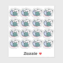 Snigel Lycklig Mail-Anpassningsbarna - Klipp ut vi