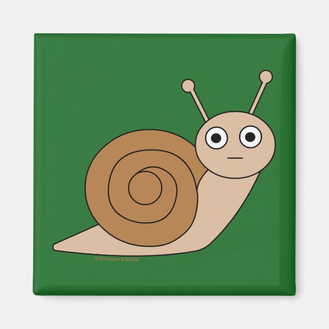 Snigel Magnet (Framsidan)