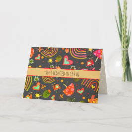 Snigel Mail Mushroom Rainbow Roligt Inspirief Kort