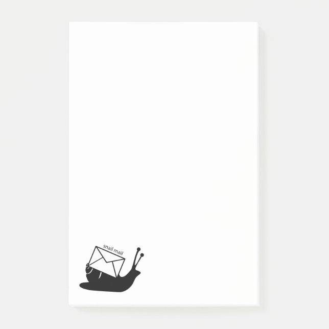 Snigel mail post-it block (Framsida)