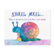 Snigel Mail - vykort