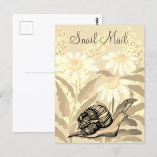 Snigel mail vykort