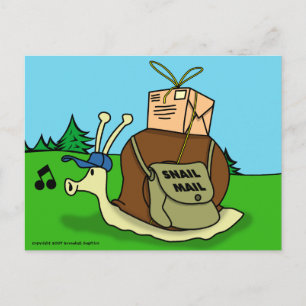 Snigel Mail-vykort Vykort
