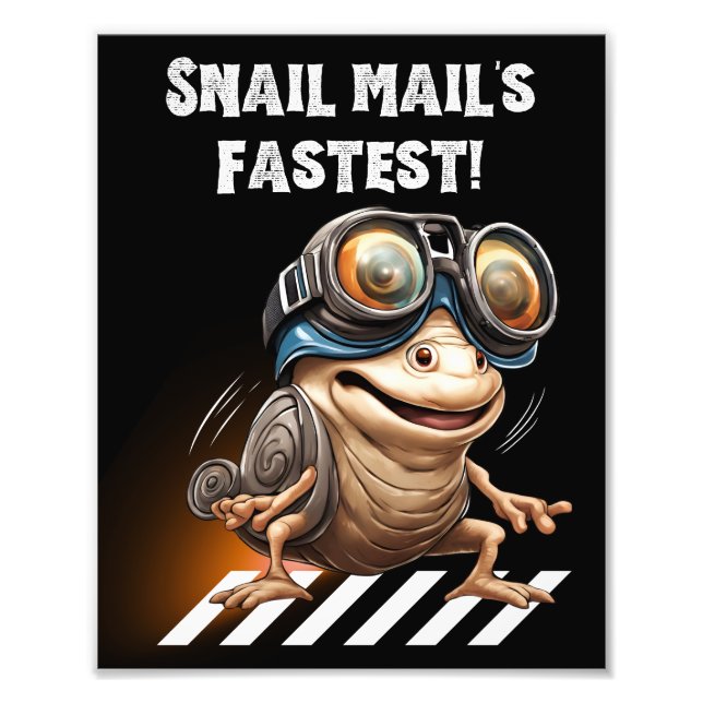 Snigel Mail's Fastest Fototryck (Framsidan)