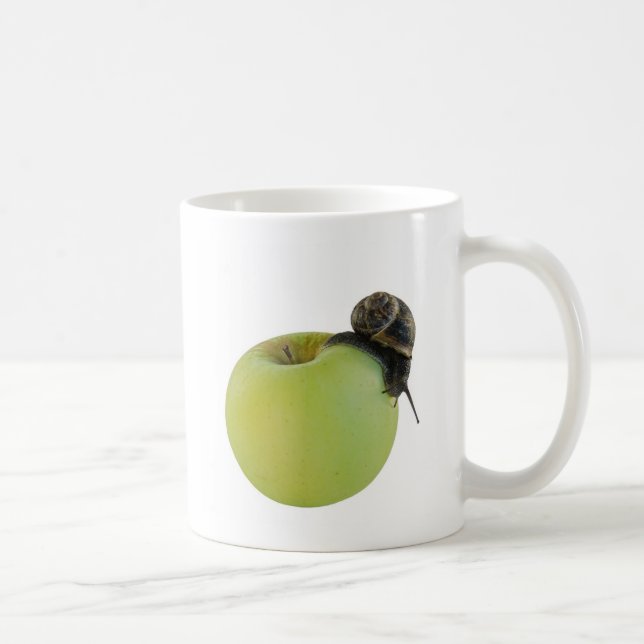 Snigel och äpple kaffemugg (Höger)