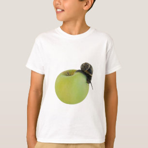 Snigel och äpple t shirt