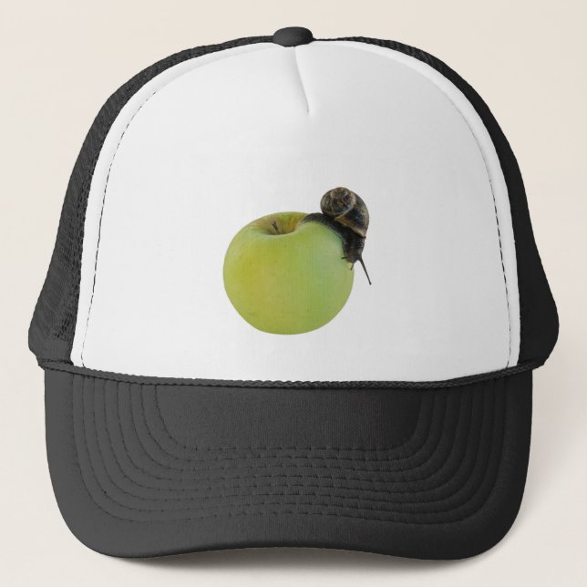 Snigel och äpple truckerkeps (Framsida)